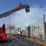 Arequipa: incendio estructural afecta depósito de la UNSA